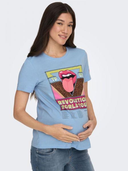 T-shirt Only Maternity bleu