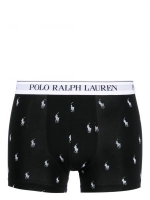Haftowane bokserki wełniane bawełniane Polo Ralph Lauren