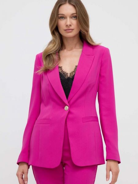 Однотонный пиджак Marciano Guess розовый