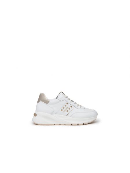 Sneakersy z ćwiekami Nerogiardini białe