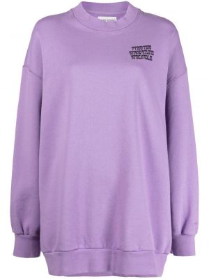 Raštuotas džemperis Stand Studio violetinė