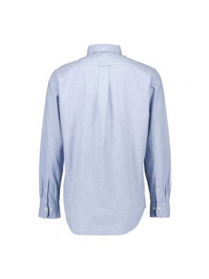 Koszula z długim rękawem Gant niebieska