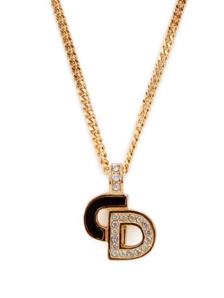 Μενταγιόν Christian Dior Pre-owned χρυσό