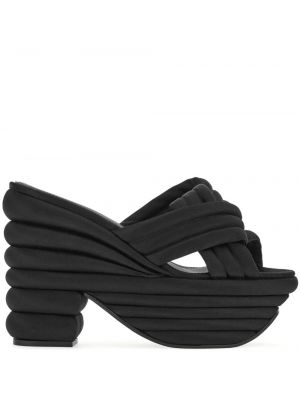 Sandále na platforme Ferragamo čierna