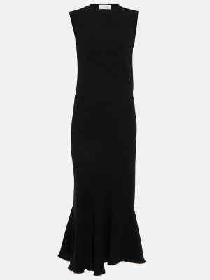 Μίντι φόρεμα Sportmax μαύρο