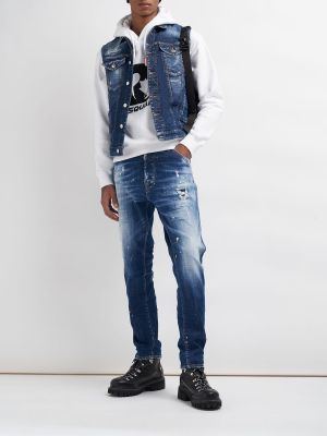Kamizelka jeansowa bawełniana Dsquared2