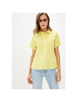 Рубашка с коротким рукавом Colletto Bianco желтая