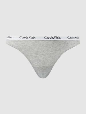 Szare stringi Calvin Klein Underwear