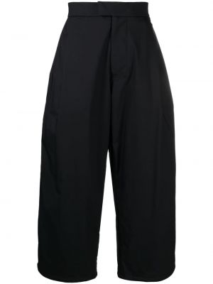 Плисирани relaxed панталон Acronym черно