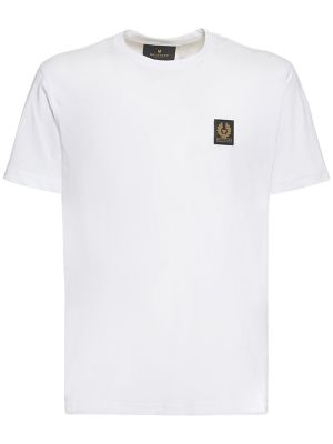 Camiseta de tela jersey Belstaff blanco
