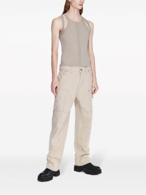 Straight jeans Dion Lee beige