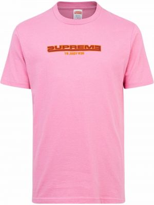 T-shirt Supreme rosa