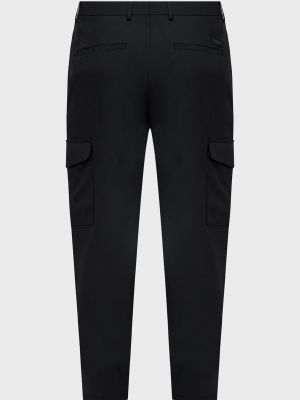 Вовняні штани карго Calvin Klein чорні
