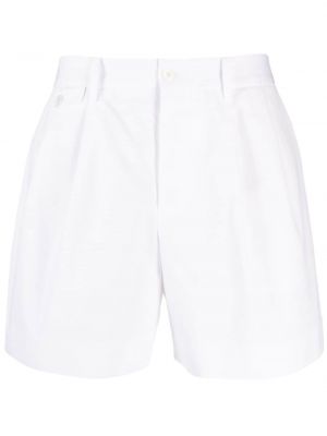 Памучни шорти Ralph Lauren Collection бяло