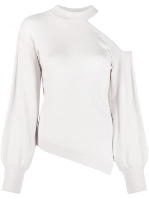 Asymetrický sveter Iro biela