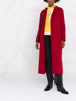 Abrigo ajustado con botones Twinset rojo