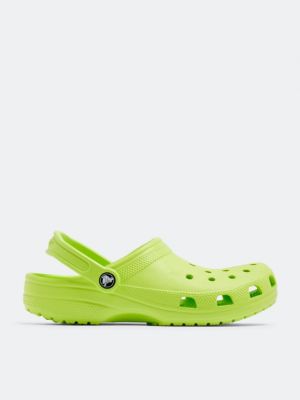 Мюли Crocs зеленые
