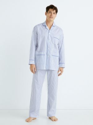 Pijama a rayas Mirto azul
