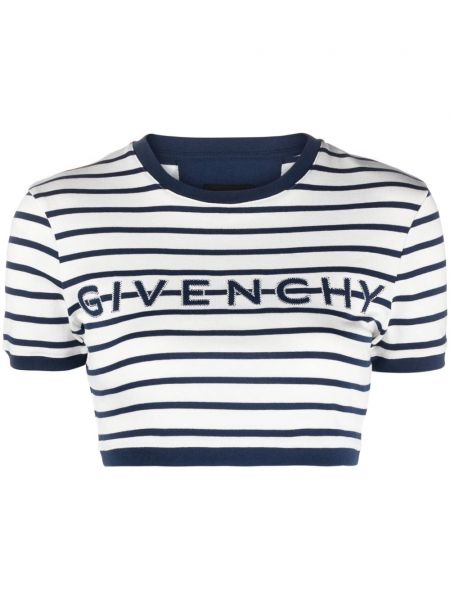 Top court brodé en tricot Givenchy