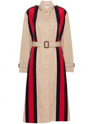 Trench à rayures Gucci