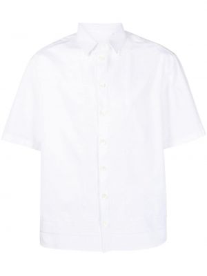 Памучна риза бродирана Neil Barrett бяло