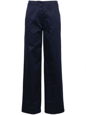 Pantalon chino taille haute Emporio Armani bleu