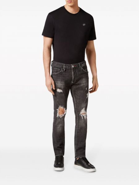 Jeans mit normaler passform Philipp Plein grau
