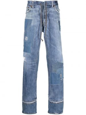 Straight leg jeans Greg Lauren blu
