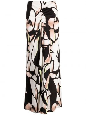 Midi sukně s potiskem s abstraktním vzorem Manning Cartell