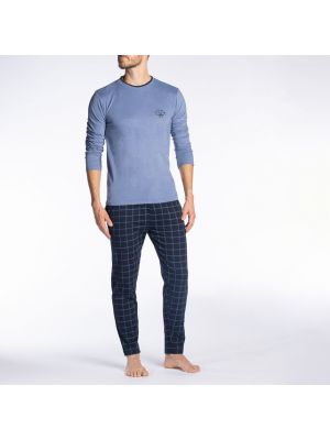 Pijama manga larga Dodo azul