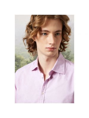 Camisa de algodón Massimo Alba rosa