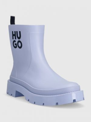 Gumijasti škornji Hugo vijolična
