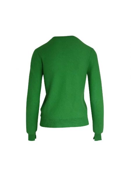 Top de lana retro Celine Vintage verde