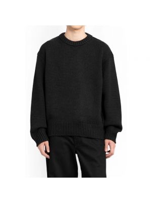 Sweter z okrągłym dekoltem Lemaire czarny