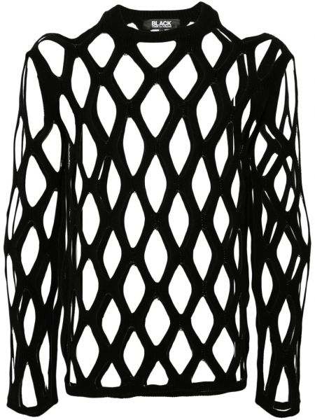 Džemperis ar apaļu kakla izgriezumu Black Comme Des Garçons melns