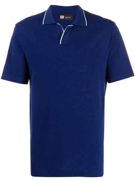 Jersey de punto de tela jersey Z Zegna azul