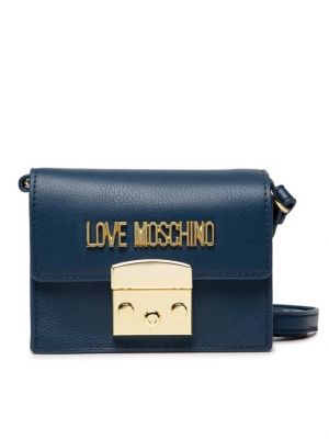 Чанта през рамо Love Moschino синьо