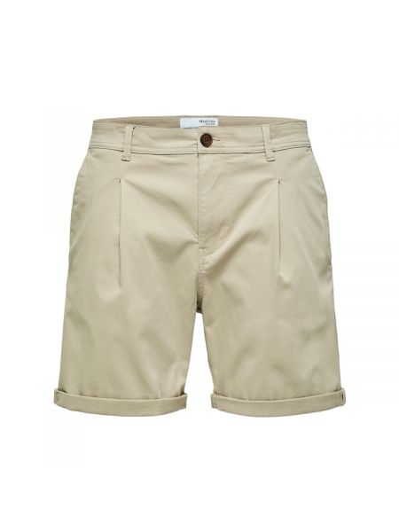 Bermuda kratke hlače od kašmira Selected bež