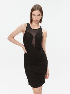 Κοκτέιλ φόρεμα Fracomina μαύρο