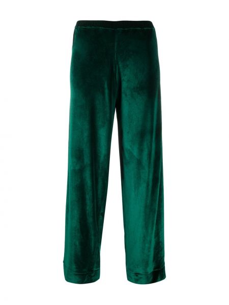 Aksamitna piżama z perełkami Gilda & Pearl zielona