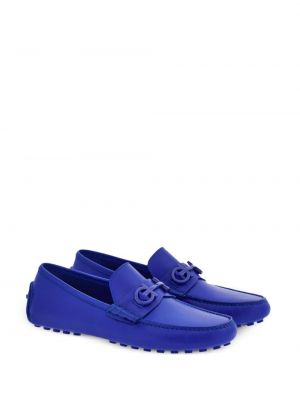 Loafers en cuir Ferragamo bleu