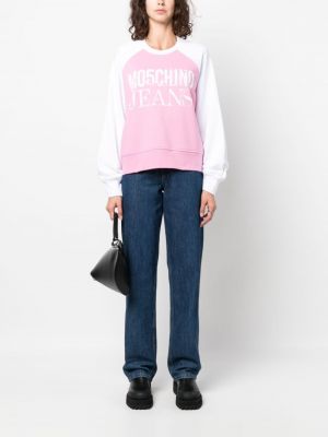 Bavlněná mikina s potiskem Moschino Jeans