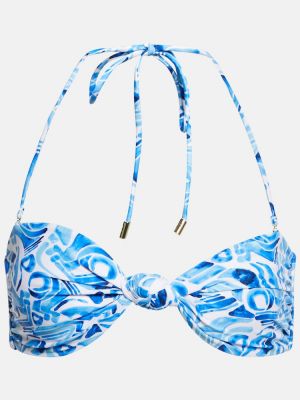 Bikini cu imagine Rebecca Vallance albastru