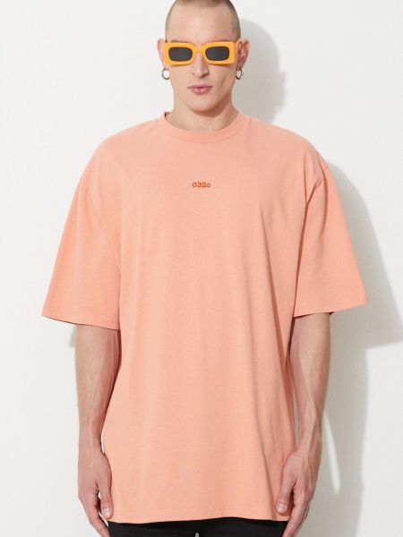 Oversized bavlněné tričko 032c oranžové