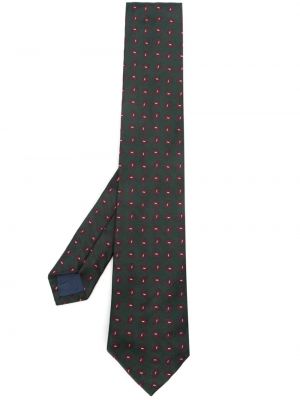 Cravatta di seta con stampa Polo Ralph Lauren verde