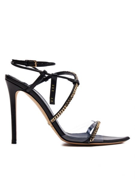 Černé sandály Elisabetta Franchi