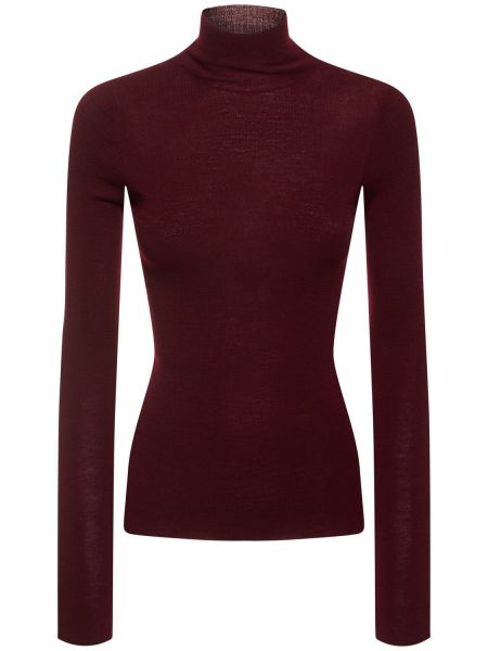 Ull turtleneck Etro rød