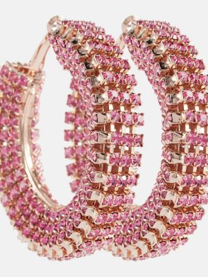 Ohrring mit kristallen Magda Butrym pink