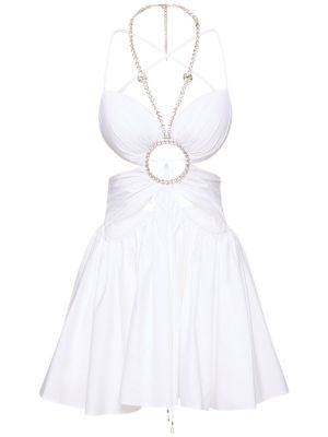 Μini φόρεμα Area λευκό