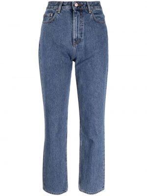 Straight jeans Ganni blau